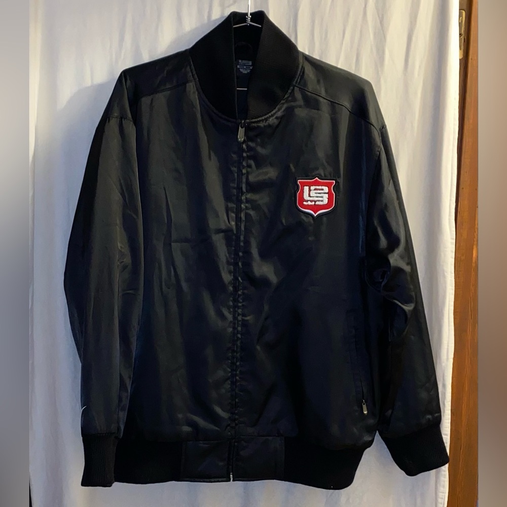 LeBron James Nike NBA Full Zip Bomber Jacket. Size L